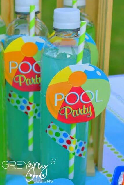 Pool Party - sucos coloridos